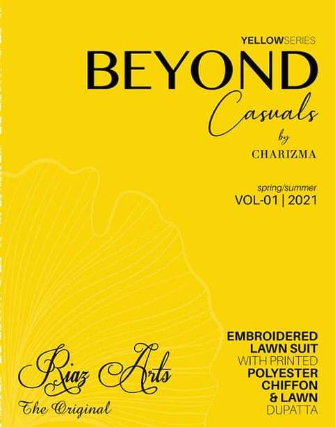 Yellow Lawn Series Charizma by Riaz